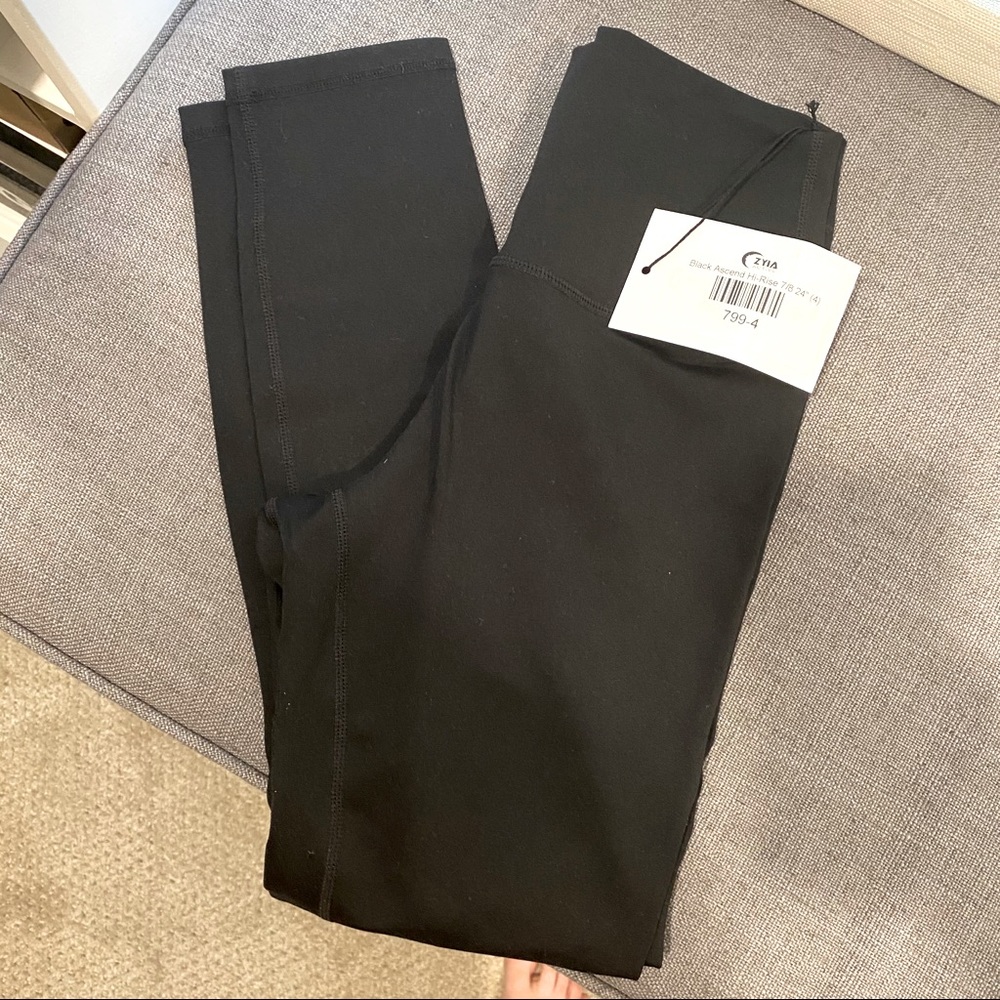 NWT ZYIA active black ascend hi rise legging